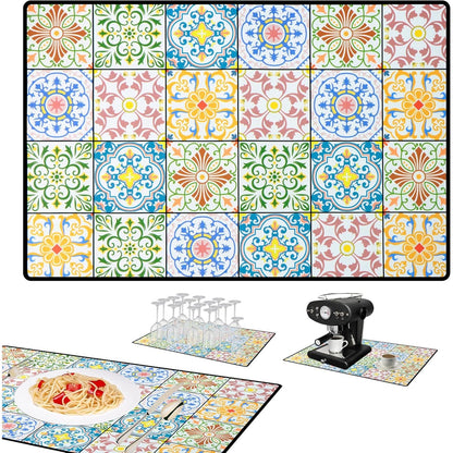 229821 - XYUAYAMZ Tapet Kullues për Enë Thithëse 40x60 cm - Jo-Rrëshqitës, i Lahet, për Makinë Kafeje dhe Lavaman Kuzhine
