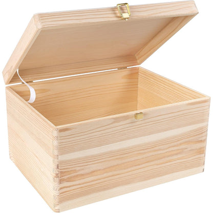 222867 - Kuti Dekorative Druri Ruajtjeje me Shul, 40 x 30 x 24 cm (+/- 1 cm), E Palyer dhe e Papërpunuar