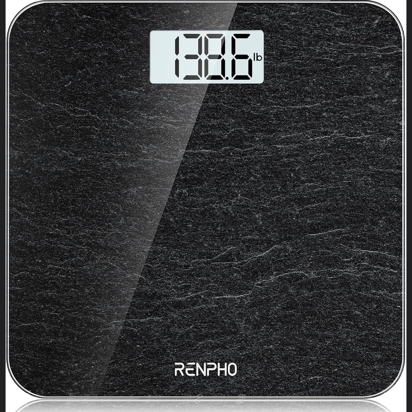 271768 - RENPHO, Peshore Dixhitale Banjo, Peshore Elektronike me Sensorë me Saktësi të Lartë, Ekran LED, Mermer, Core 1S
