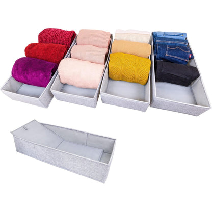 256471 - SIMPLE JOY® Kuti e palosshme PAX100 për gardërobën IKEA Pax, ORIGJINALI, bazë e qëndrueshme, sistem organizimi sirtarësh, set me 4 copë