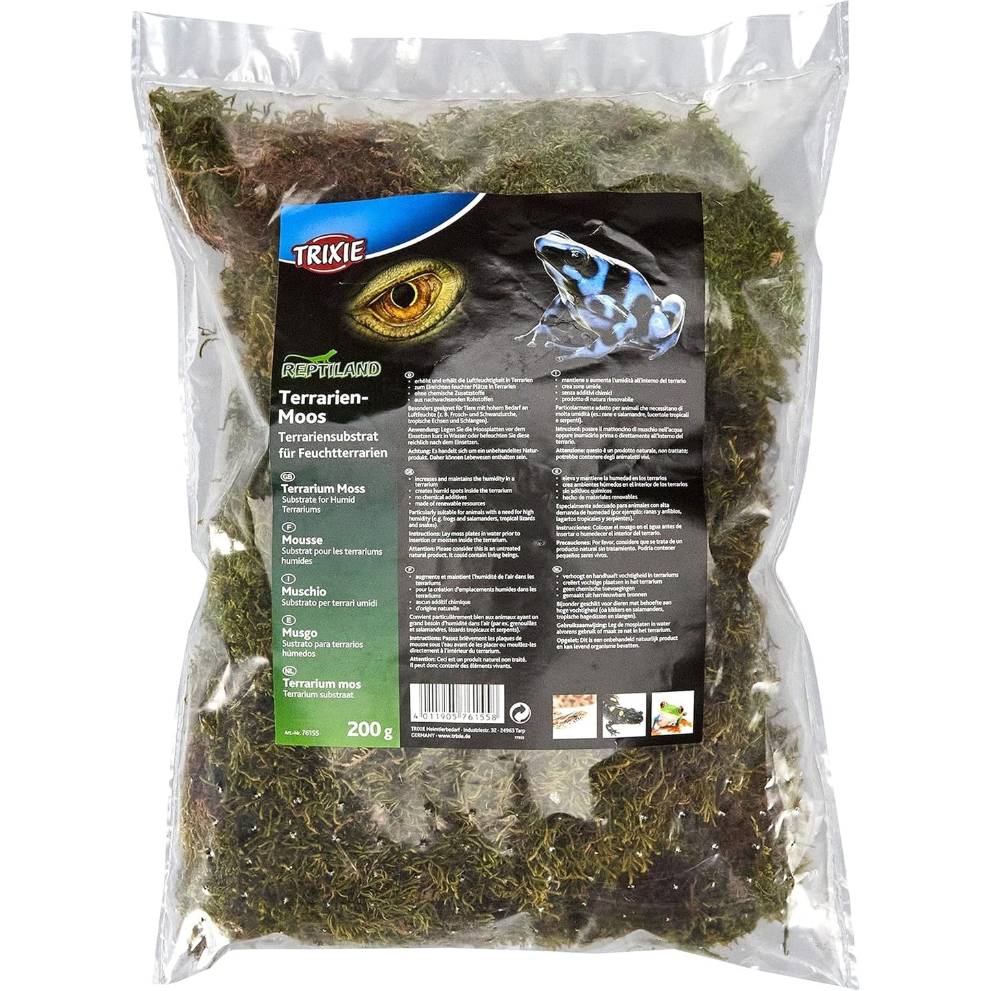 197975 - TRIXIE 76155 Terrarium për Myshtë, Substrat për Terrariume të Lagështa, 200 g