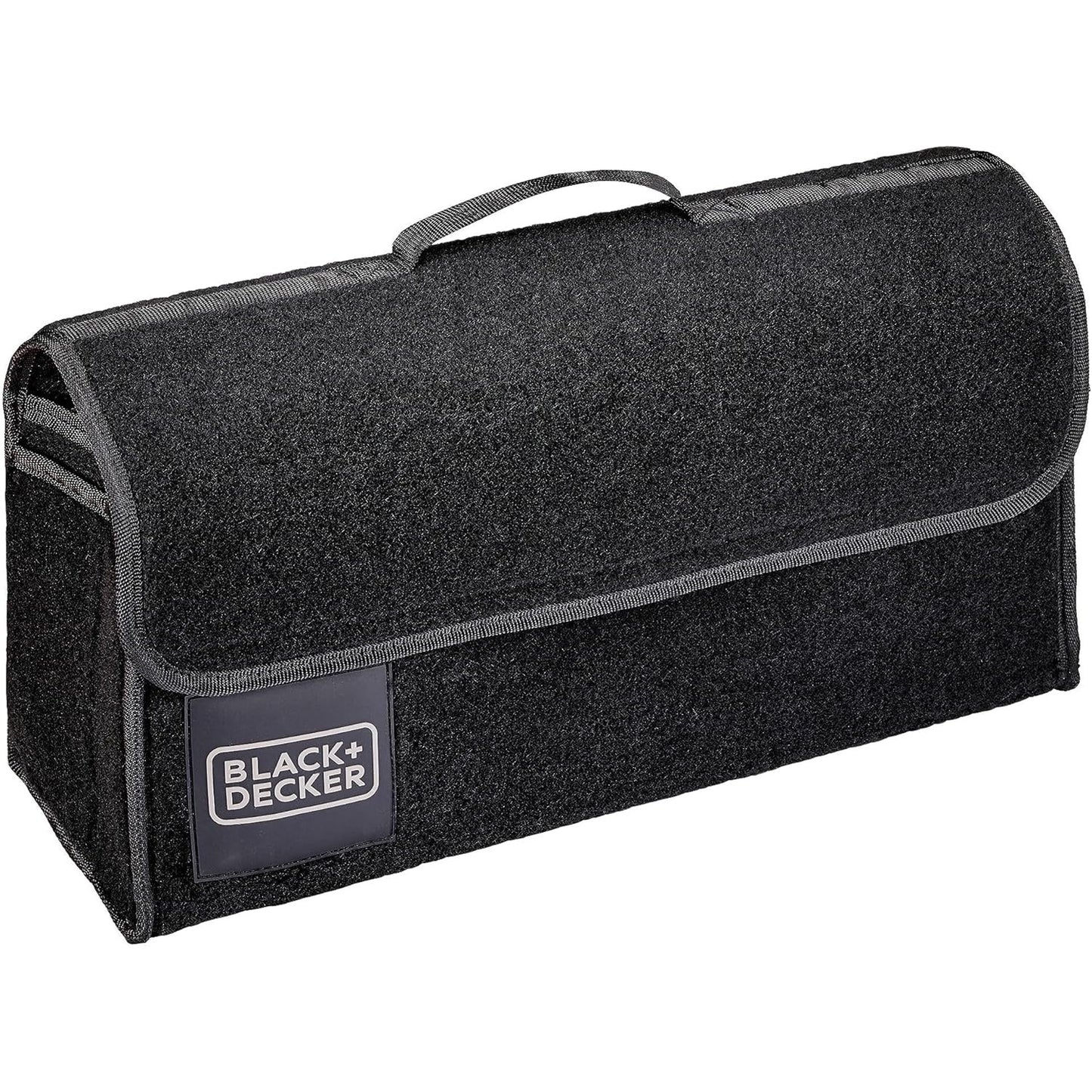 257199 - BLACK+DECKER Organizues Bagazhi 55 x 15 x 23 cm, me 1 ndarje të madhe dhe 2 xhepa, me zinxhir, e zezë