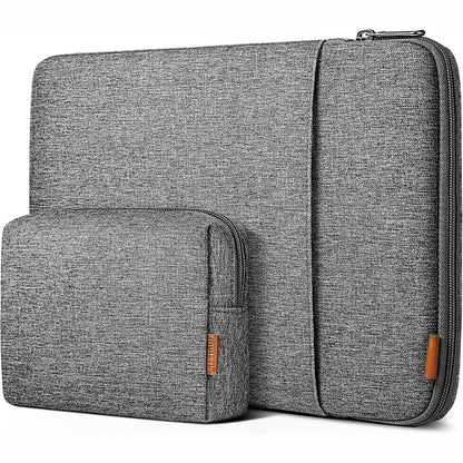 274297 - INATECK Mbështjellëse mbrojtëse 360° për MacBook Pro M5/M4/M3/M2/M1 Pro/Max A2992 A3434 2025-2021 13.3 inç, MacBook Air 2012-2017 13 inç, MacBook Pro 2012-2015 13.5 inç, Surface 6/5/4/3 13.5 inç, Gri