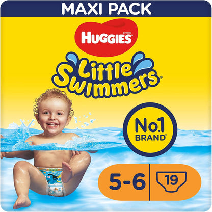 336554 - HUGGIES Little Swimmers, 19 pelena noti, Madhësia 5-6 (12-18 kg)