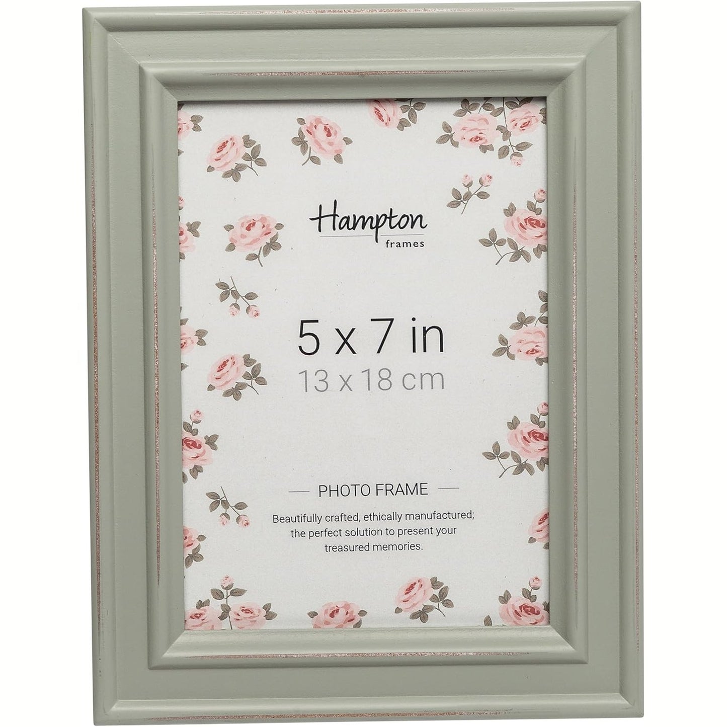 186452 - HAMPTON FRAMES Kornizë Fotografie, 13x18cm, Druri, Jeshile Sherebele, Dizajn Modern, Hapur nga Qelqi, e Montueshme në Mur