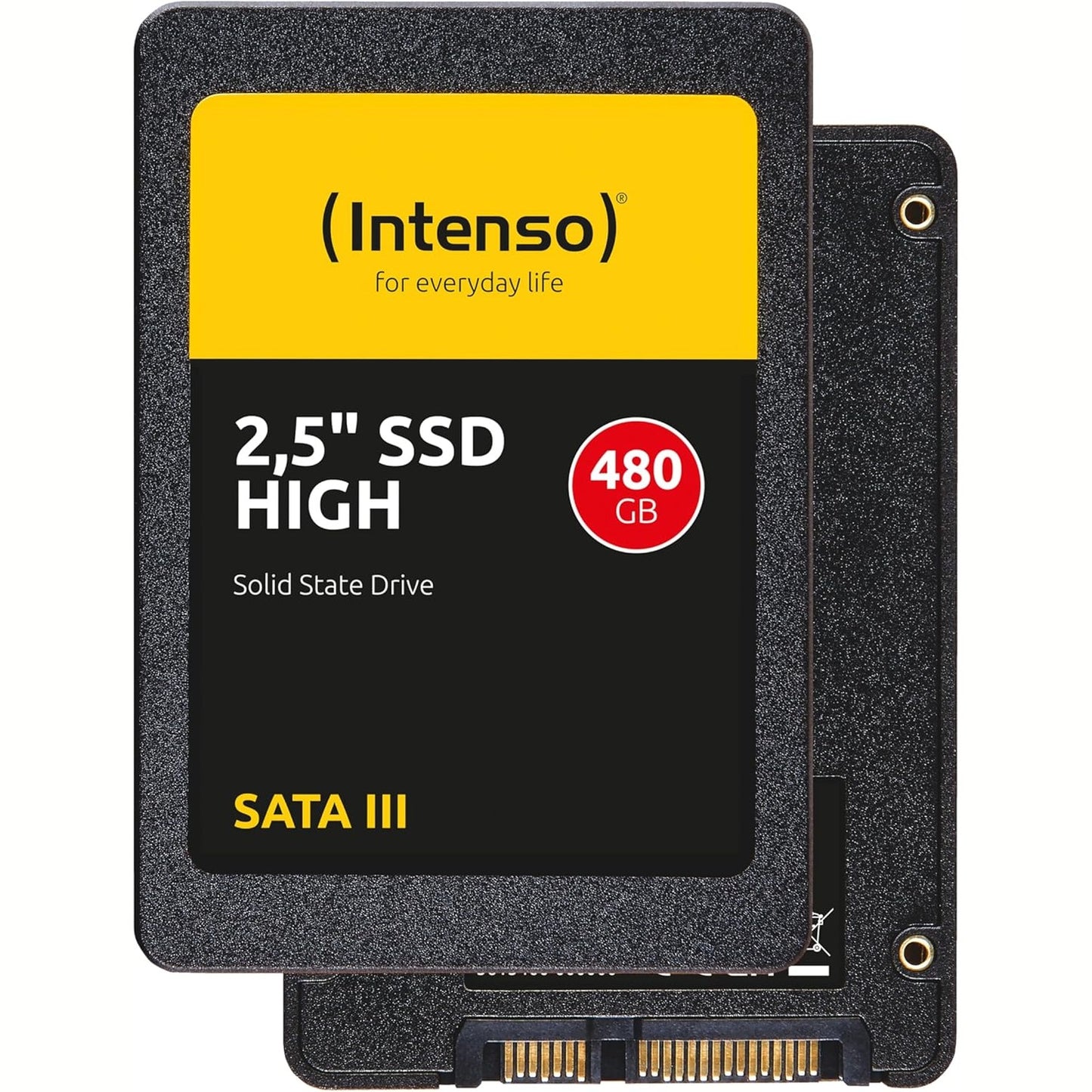 266490 - INTENSO SSD i brendshëm 2.5" SATA III High, 480 GB, 520 MB/sekonda, i zi