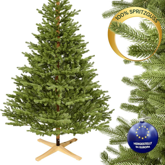 175061 - BREDH SKANDINAV Pemë Artificiale e Krishtlindjeve 180 cm, 100% i Formuar me Injeksion, me Stand Druri të Certifikuar FSC, e Prodhuar në BE