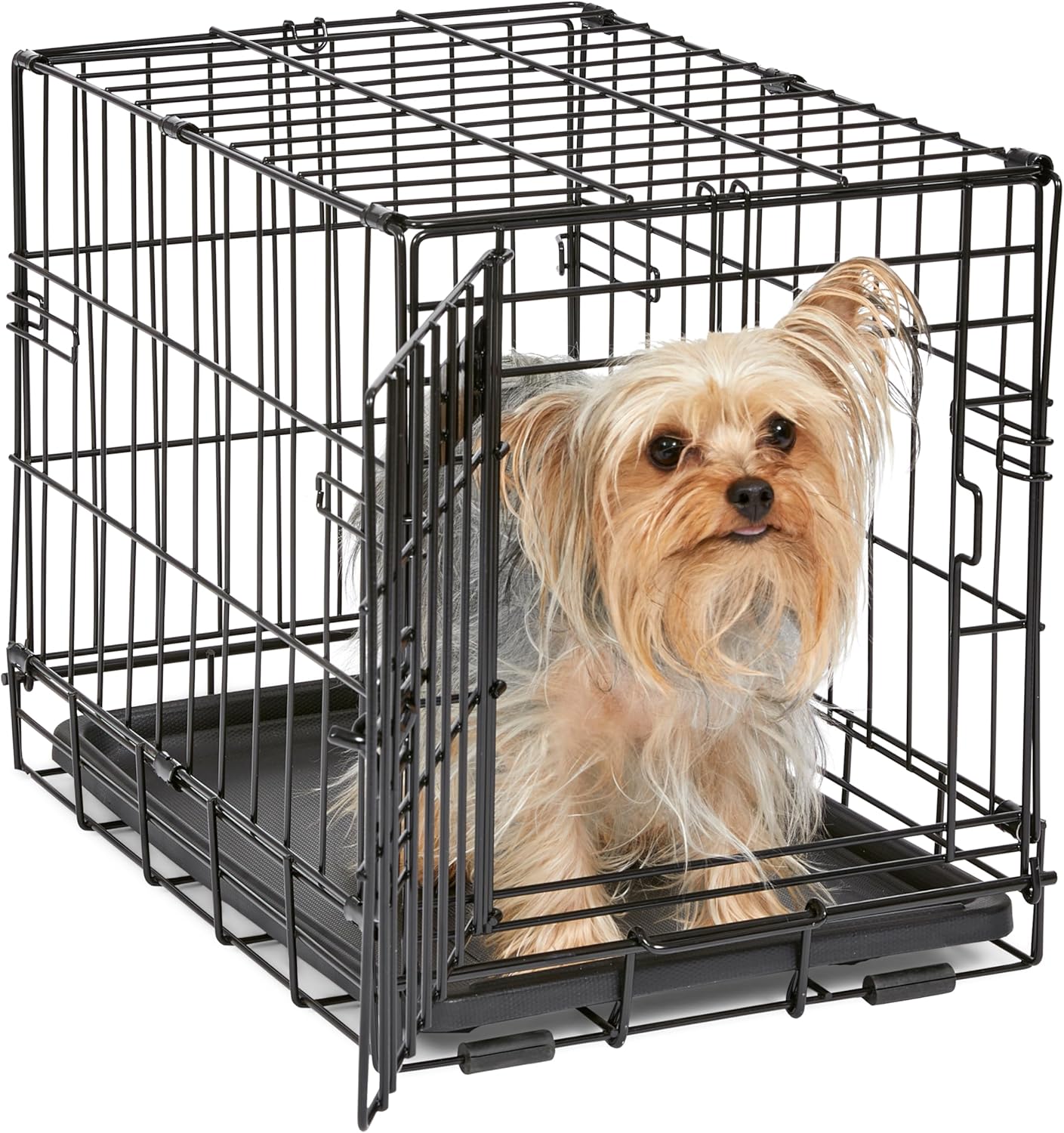 256432 - MIDWEST HOMES FOR PETS Model 1518 iCrate Kafaz Qensh 18-inç, Model i Përmirësuar, Një Derë, E Zezë