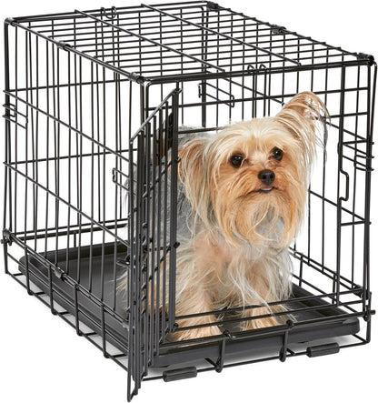 256432 - MIDWEST HOMES FOR PETS Model 1518 iCrate Kafaz Qensh 18-inç, Model i Përmirësuar, Një Derë, E Zezë