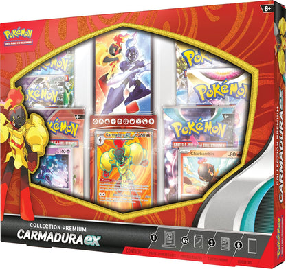 58407 - POKÉMON - Koleksioni Premium Carmadura-Ex, Multicolor, 290-55818