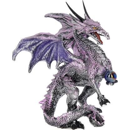 294214 - NEMESIS NOW Figurinë Dragoi Mbrojtës - Vjollcë - 18 cm