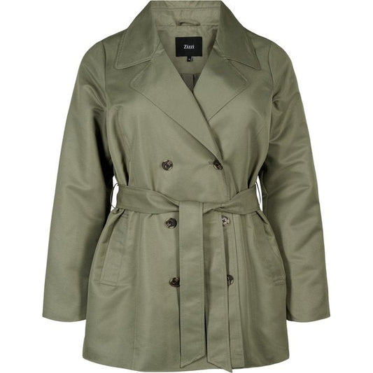 194110 - ZIZZI CASELIN Xhaketë L/S për Femra, Ngjyra Ushtri, Madhësia S (42-44)