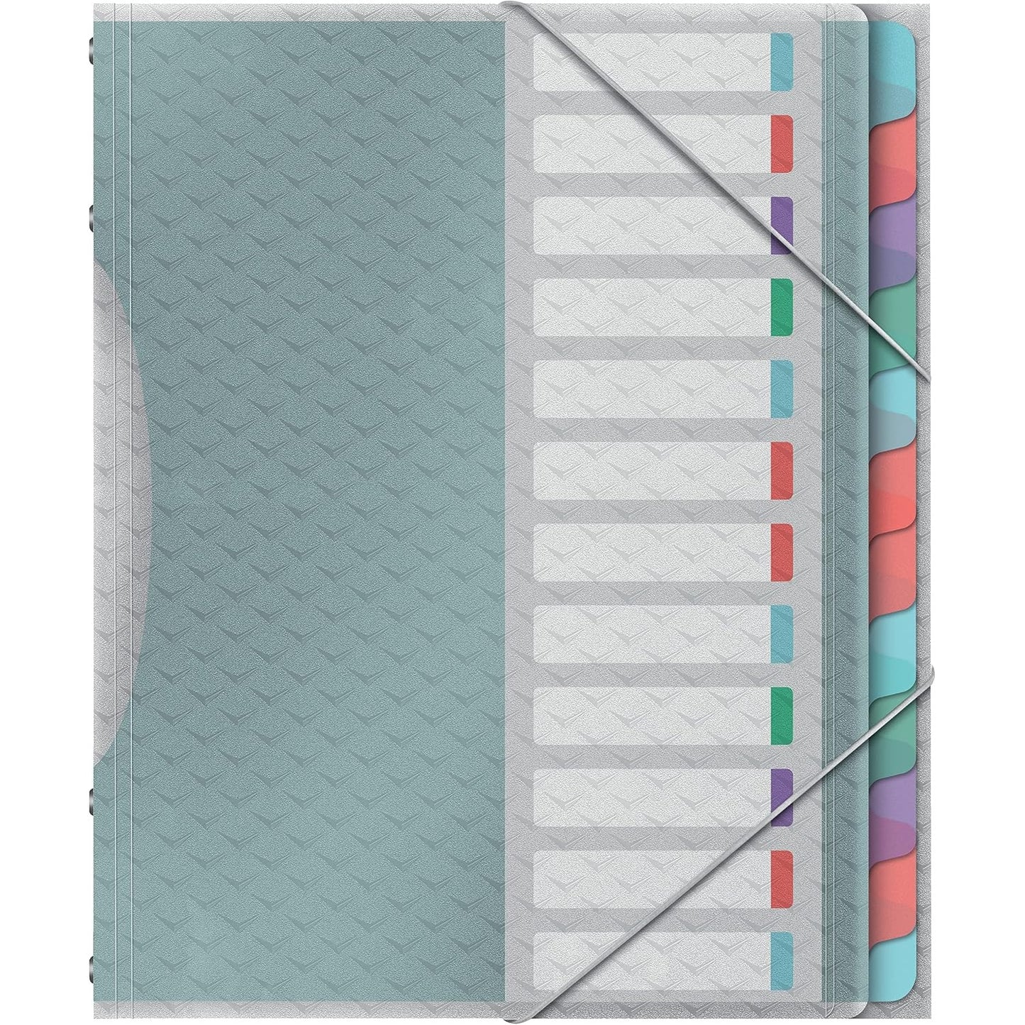 320539 - ESSELTE Dosje projektesh A4 me 12 fletëza, dosje arkivimi me ndarëse, me kapakë dhe brez elastik, shumëngjyrëshe, seria Colour'Breeze, 626256