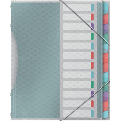 320539 - ESSELTE Dosje projektesh A4 me 12 fletëza, dosje arkivimi me ndarëse, me kapakë dhe brez elastik, shumëngjyrëshe, seria Colour'Breeze, 626256
