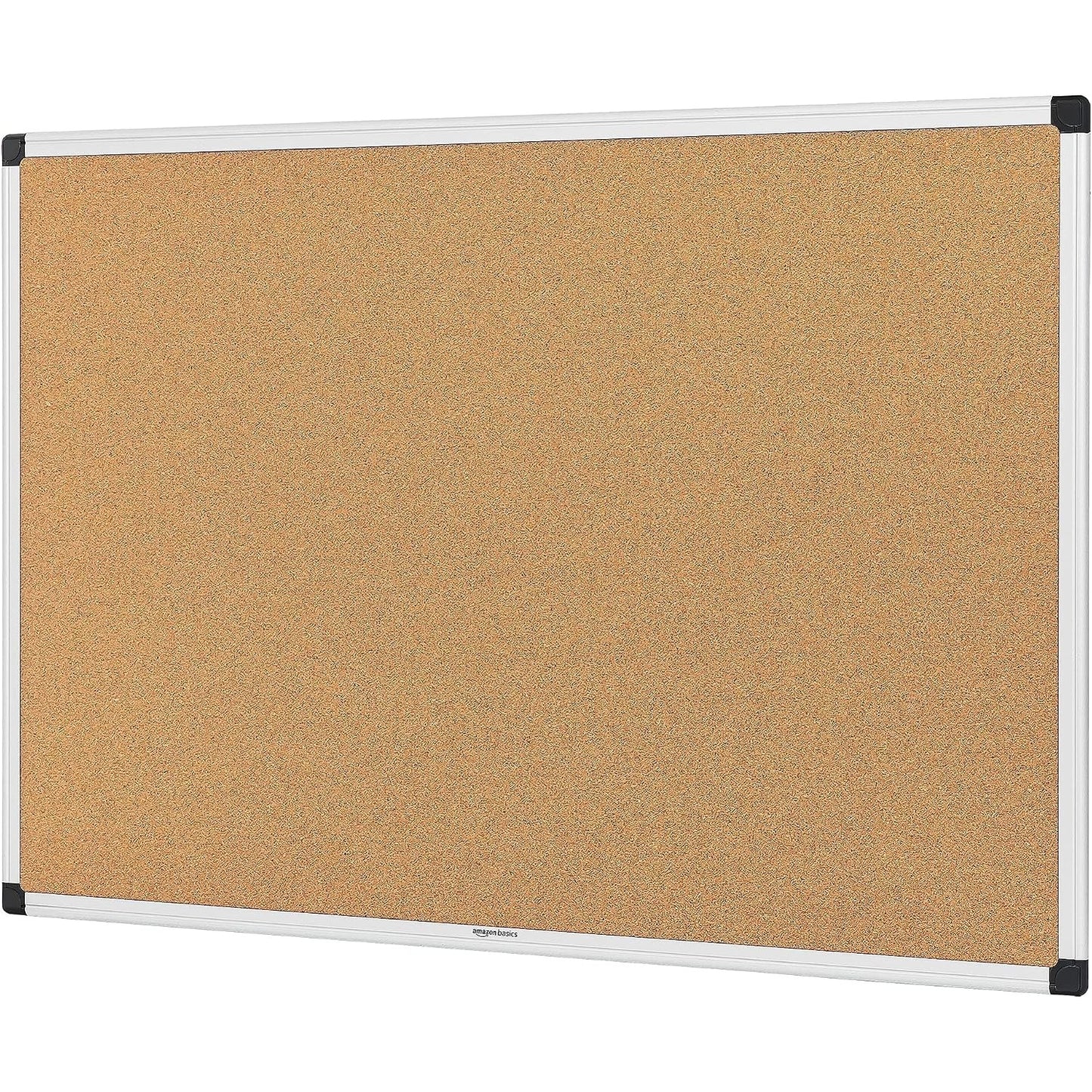 268477 - AMAZON BASICS Tabela e njoftimeve prej tape me kornizë alumini, drejtkëndëshe, 60 cm x 90 cm