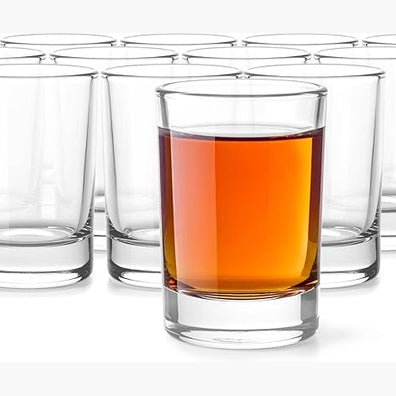 179178 - GLASMARK KROSNO 1992 - Gota për dozë me bazë të rëndë, Set prej 12 Copësh, Kapaciteti 55ml, në Ngjyrë Transparente, Të Përshtatshme për Lavastovilje