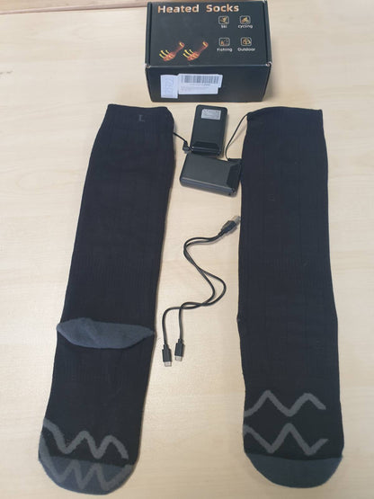 289722 - Çorape të Ngrohta 4000mAh për Burra dhe Gra, Bateri të Rikarikueshme, Çorape Elektrike të Ngrohta