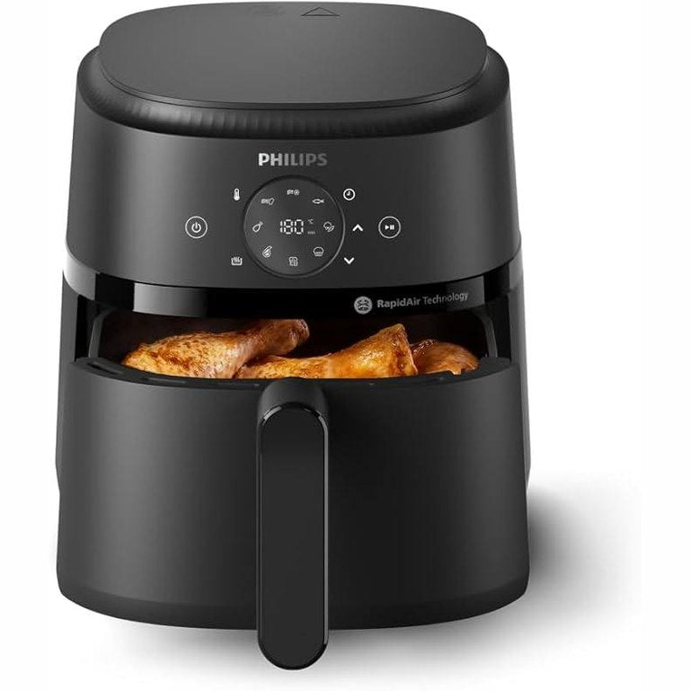 320815 - PHILIPS Fritezë Seria 2000 Air Friter – kapacitet 4.2L, teknologji RapidAir, 13 modalitete gatimi në 1, ekran me prekje, deri në 90% më pak yndyrë, e lehtë për t’u pastruar (NA229/09), e zezë
