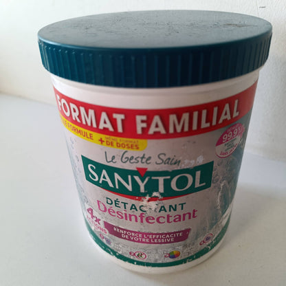 302256 - Sanytol Pluhur Dezinfektues për Larje Njollash, 1.35 kg, Baktericid, Virucidal, Pa Zbardhues, 4 Veprime nga 20°C