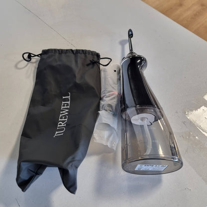 300827 - TUREWELL Ujitës Oral për Flint Dentar, Pa Kabllo, 300 ml, Portativ, IPX7, 3 Mënyra, Ujitës Oral pa Kabllo për Dhëmbë/Aparate Oral