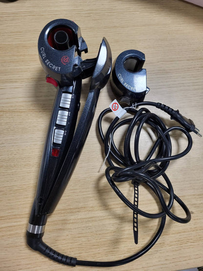 315265 - Hekur kaçurrelash automatik Curl Secret - Ionic 2, 2 aksesorë të ndërrueshëm, temperatura 190-230°C, i zi, diametër 25-35 mm, C1300E