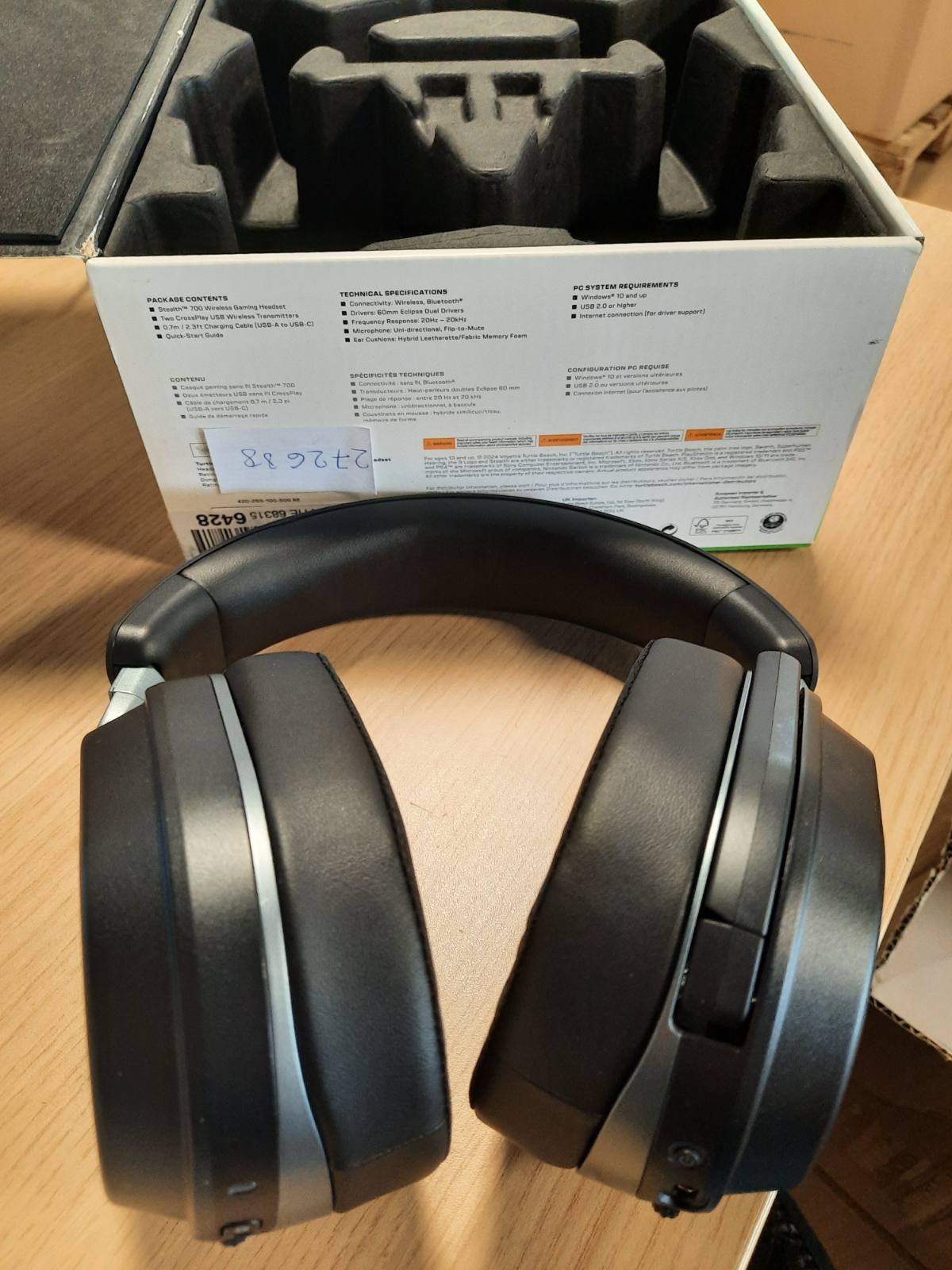 272688 - TURTLE BEACH STEALTH 700 Kufje pa tel për lojëra Xbox, jetëgjatësi baterie 80 orë, altoparlantë 60 mm, transmetues të dyfishtë dhe Bluetooth për Xbox Series X/S, Xbox One dhe PC