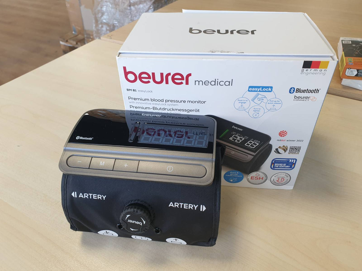 297897 - BEURER Monitor tensioni i gjakut BM 81 easyLock për krahun e sipërm, manshetë pa kabllo