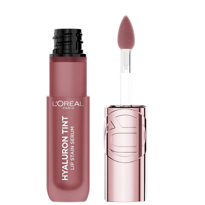 158828 - Serum për njolla buzësh L'Oreal Paris Hyaluron Tint, Grim hidratues për buzë që zgjat gjatë, i pasuruar me acid hialuronik, 635 Worth It Medium (Ngjyrë e kuqe e mesme nudo)