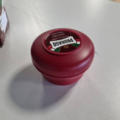 298872 - PRORASO - Sapun rroje me enë sapuni, 150 ml, ushqyes dhe hidratues për burra me dru sandali dhe gjalpë shea, i kuq