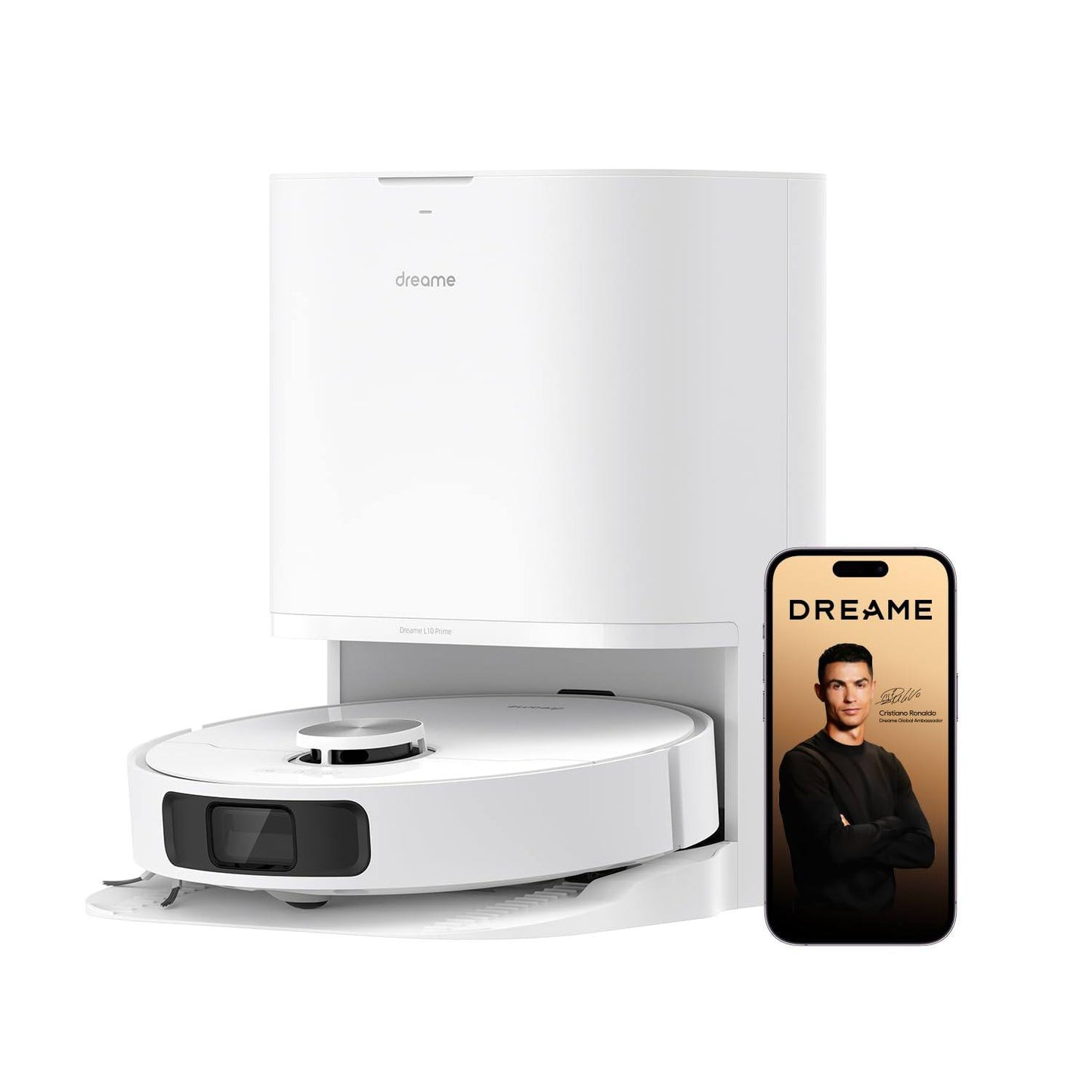 221038 - DREAME L10 Prime Robot Fshesë dhe Mop me Stacion Automatik Larjeje Jastëkësh, Ngritje Mopi 7mm, Navigim LDS, Fuqi Thithjeje 4000Pa, Hartëzim 3D, WiFi/APP