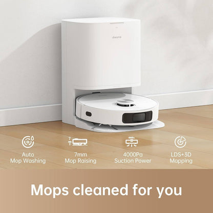 221038 - DREAME L10 Prime Robot Fshesë dhe Mop me Stacion Automatik Larjeje Jastëkësh, Ngritje Mopi 7mm, Navigim LDS, Fuqi Thithjeje 4000Pa, Hartëzim 3D, WiFi/APP