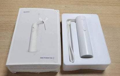 288866 - QUSHINI Ventilator Mini Portativ me Bateri të Rikarikueshme, 2 Shpejtësi, i Bardhë