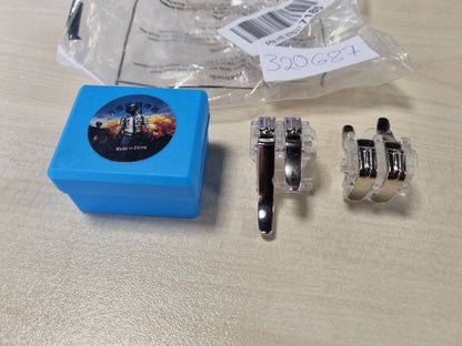 320687 - Newseego Kontrollues Lojërash Mobile për PUBG, Jastëkë Kontrolli Mobile të Ndjeshëm, 1 Palë Shkelësash të Transparent