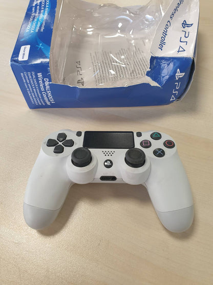 295610 - PLAYSTATION 4 Kontrolluesi Dualshock 4 Wireless V2, Bianco (Glacier White) Standard