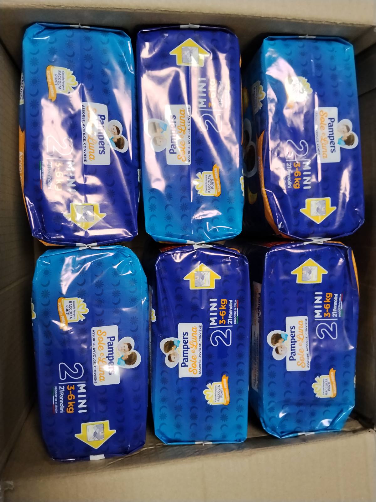 311343 - PAMPERS Pampers Sole e Luna Mini, 126 pelena, Madhësia 2 (3-6 kg)