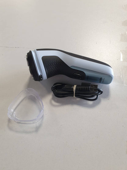 315641 - PHILIPS Seria e rrojës elektrike 3000x, Rrojtore elektrike për burra, ngjyra Celestial Blue, teknologji SkinProtect, prerëse e tërheqshme, model X3053/00