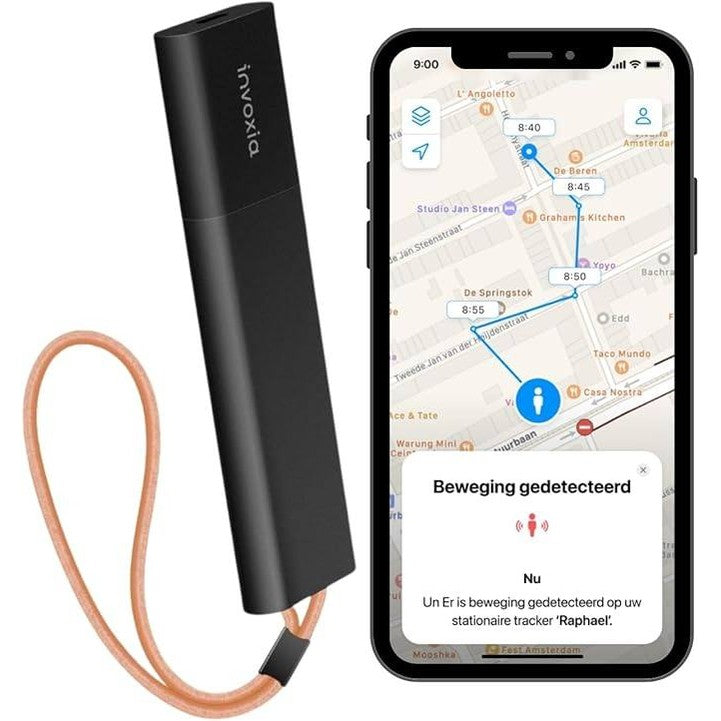 183044 -  INVOXIA GPS Tracker CLASSIC, me abonim të përfshirë, për makina, motoÃ§ikleta, biÃ§ikleta, fëmijë, alarme lëvizjeje dhe pjerrësie.