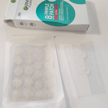 312070 - GARNIER Pimple Patch ultra Hydrocolloid Patches, Pure Active, 24 copë