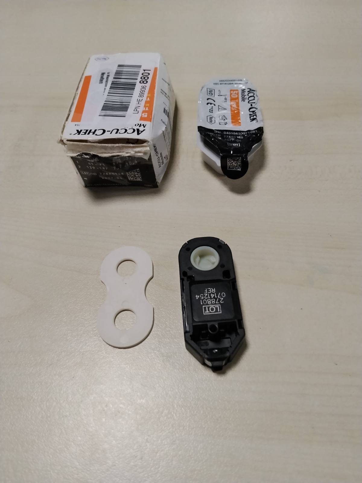311507 - ACCU-CHEK Mobile - Shirita testimi të glukozës në gjak, 50 copë
