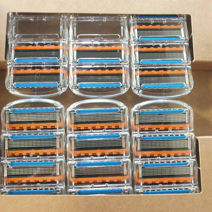 311096 - GILLETTE Briskë Fusion me 5 Tehe, 20 Fishekë për Mjekër për Burra
