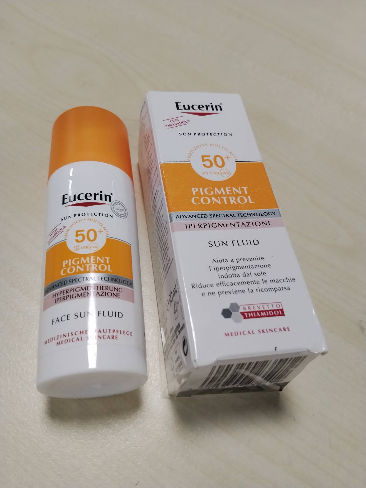 336883 - EUCERIN Krem kundër diellit Pigment Control Face Sun Fluid SPF 50+ 50 ml