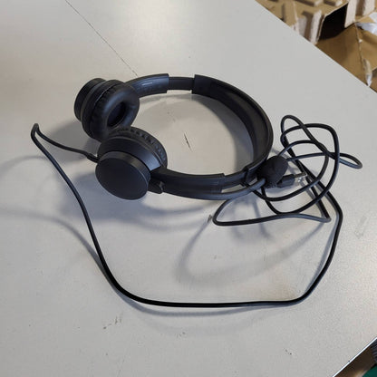 296057 - TRUST Kufje USB On-Ear me mikrofon, kufje të lehta me tela 1.80 m, shirit koke i rregullueshëm, për PC, Laptop, Mac, Office, Skype, Teams, Zoom - të zeza