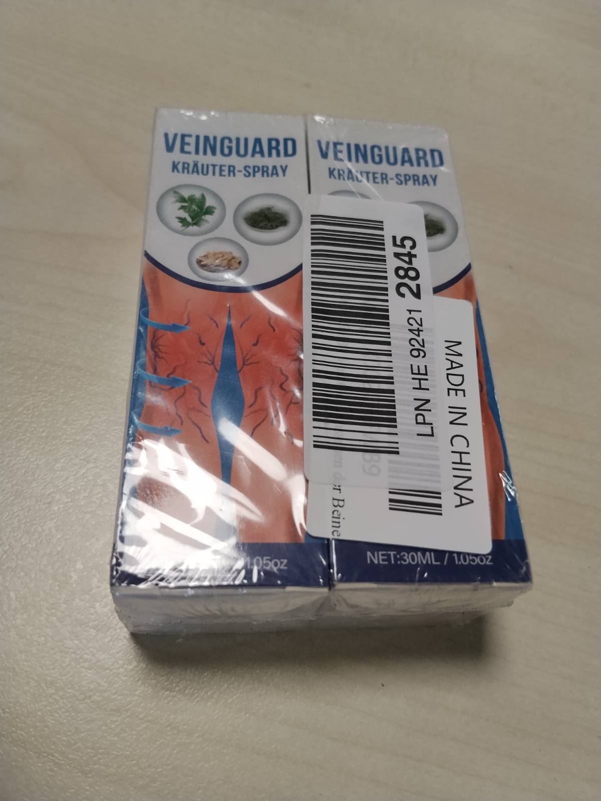 303639 - TIMILK 30ml Sprej Bimor VeinGuard, 2 copë, Sprej Qetësues për Venat me Variçe, Sprej Natyral për Këmbët