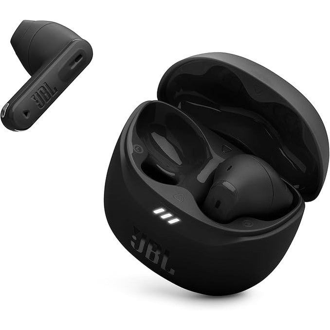 190030 - JBL Tune Flex 2 – Kufje plotësisht pa tela me anulim adaptiv të zhurmës, JBL Pure Bass dhe Spatial Sound, Smart Ambient, 6 mikrofona për thirrje të qarta, Personi-Fi 3.0, 2 mënyra dëgjimi dhe bateri deri në 48 orë.