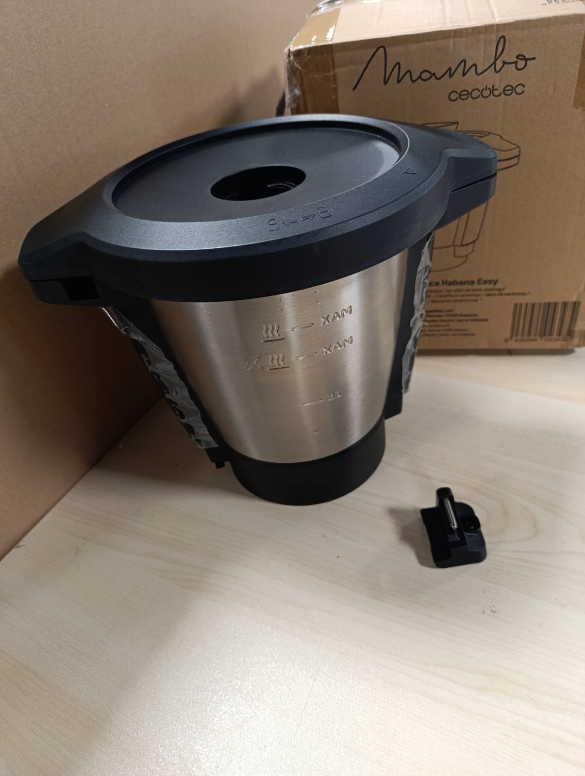 162225 - CECOTEC Kana Havana Easy, Kapacitet 3.3L, Kana Prej Çeliku Inox Me Shtresë Jo-Ngjitëse, E Pajtueshme Me Mambo Touch