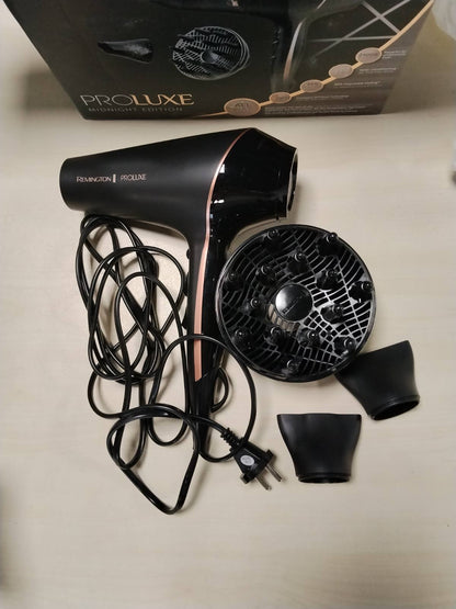 298059 - REMINGTON Tharëse flokësh Professional Jonike AC9140B [2400W, 150 km/orë, 3 aksesorë stilimi, teknologji OPTIheat, motor AC i qëndrueshëm]