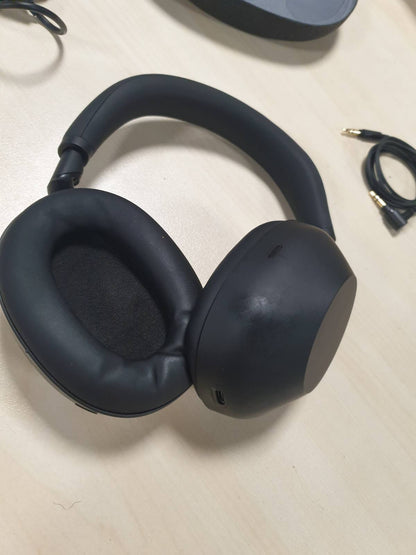 272570 - SONY Kufje pa tel Bluetooth WH-1000XM6, anulim zhurme, të zeza, tingull me rezolucion të lartë, të rehatshme, dizajn i palosshëm, mbulesë e qëndrueshme, jetëgjatësi baterie 30 orë, iOS dhe Android
