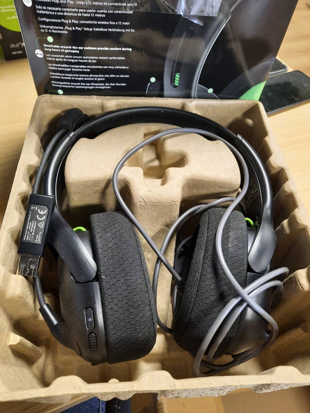 272939 - PDP Kufje Pa Tel Gaming LVL50 me Mikrofon për Xbox One, Seria X|S - PC, Laptop - Mikrofon me Anulim Zhurme, Përforcim Basi, Kufje të Lehta, të Buta dhe të Komforta, të Zeza