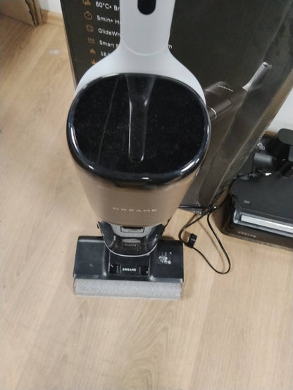 288029 - DREAME H14 Pro, Pastrues Dyshemeje pa Tel, Dizajn i Sheshtë 180°, Kujdes me Furçë 60°C, Fuqi Thithjeje 18,000 Pa, Tharje 5-minutëshe, Dozim Automatik i Detergjentit, Kontroll me Aplikacion