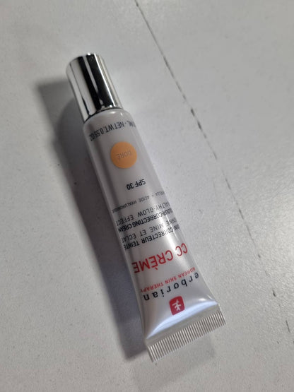 336444 - ERBORIAN - KREM CC CENTELLA ASIATICA, 15ml, krem dhe grim për fytyrën me përkufizim të lartë, SPF 30, kozmetikë koreane, nuanca Doré